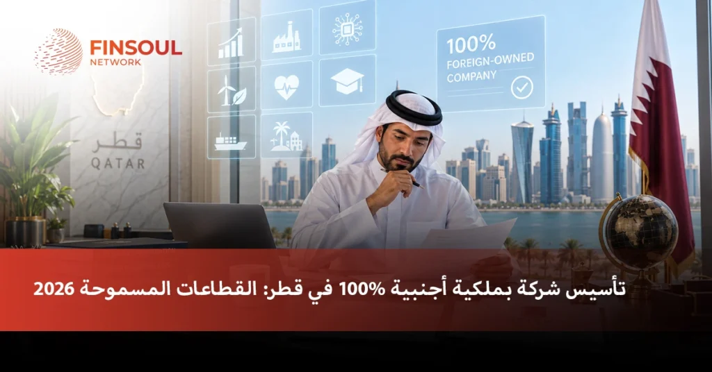 تأسيس شركة بملكية أجنبية قطر